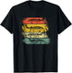 Retro distressed Sturgeon Beluga Grunge T-Shirt - T-Shirt | Black