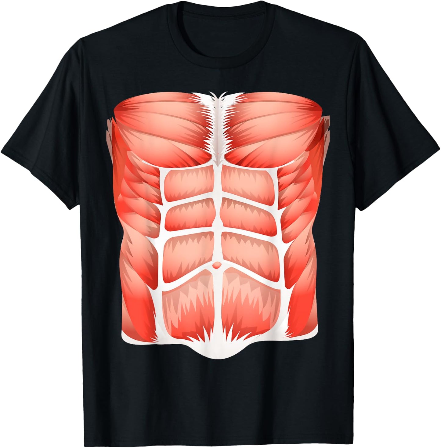 Funny Halloween Costume human muscle anatomy T-Shirt - T-Shirt | Black