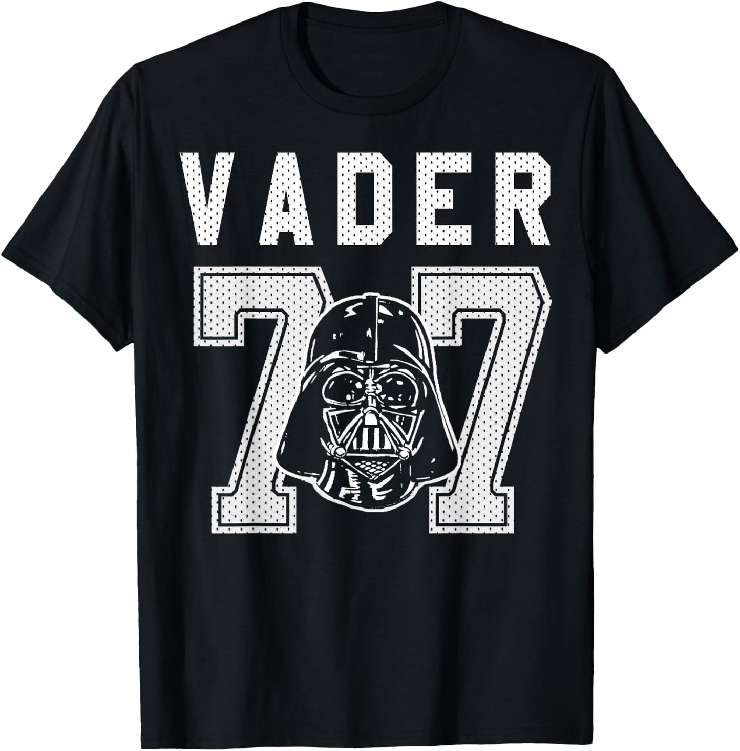 Star Wars Vader Jersey 77 T-Shirt - T-Shirt | Black