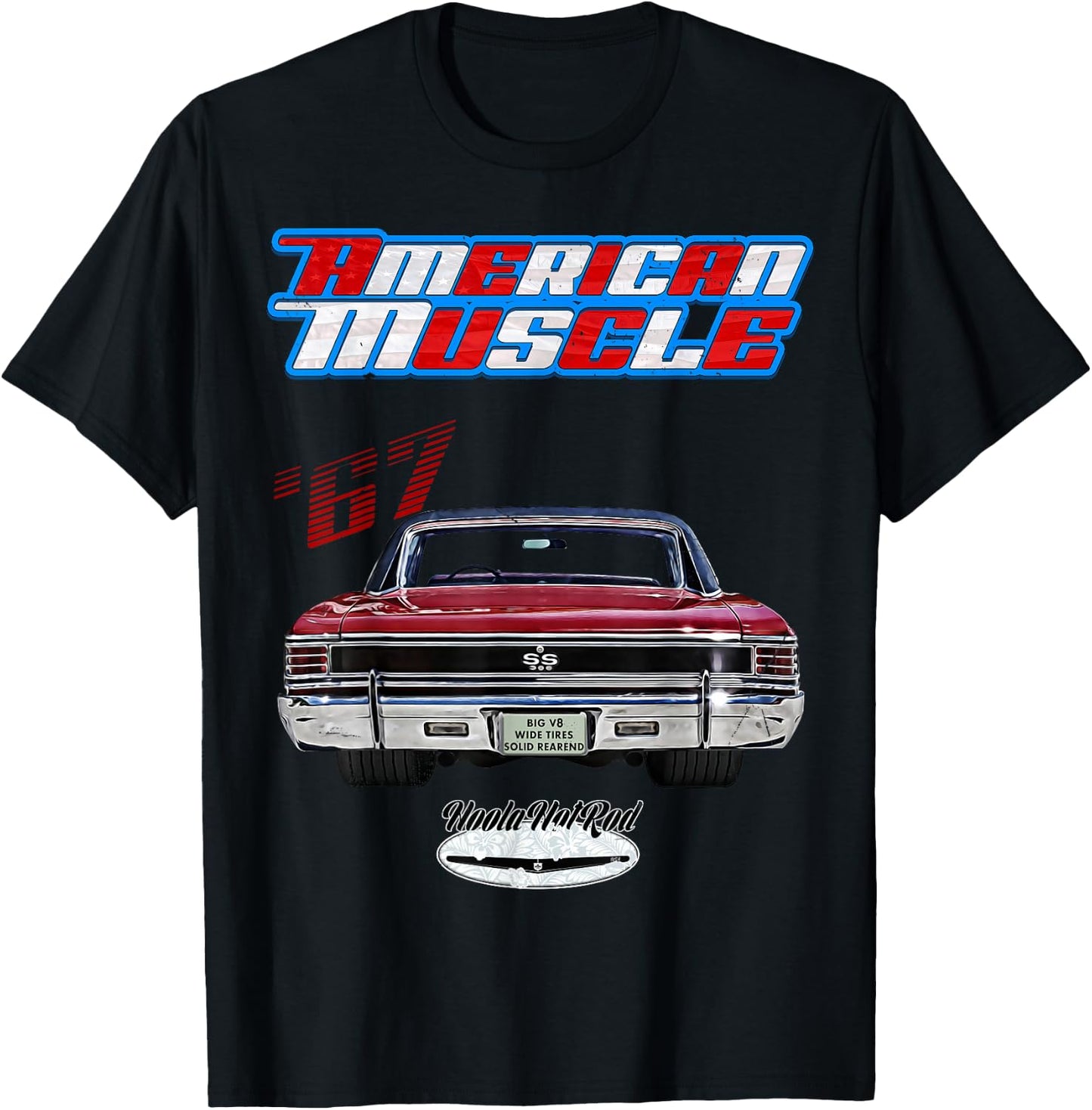 1967 Chevelle,Muscle Car,SS454,SS427,SS396,Hotrod,drag race T-Shirt - T-Shirt | Black