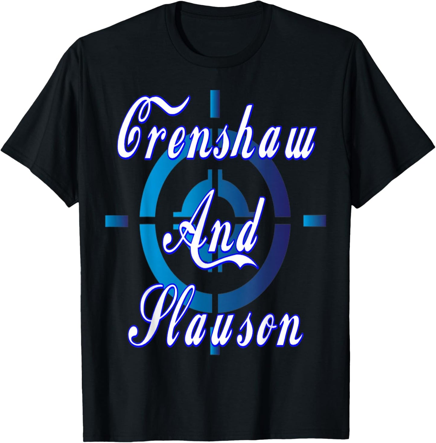 Crenshaw And Slauson Hustle Shirt T-Shirt - T-Shirt | Black