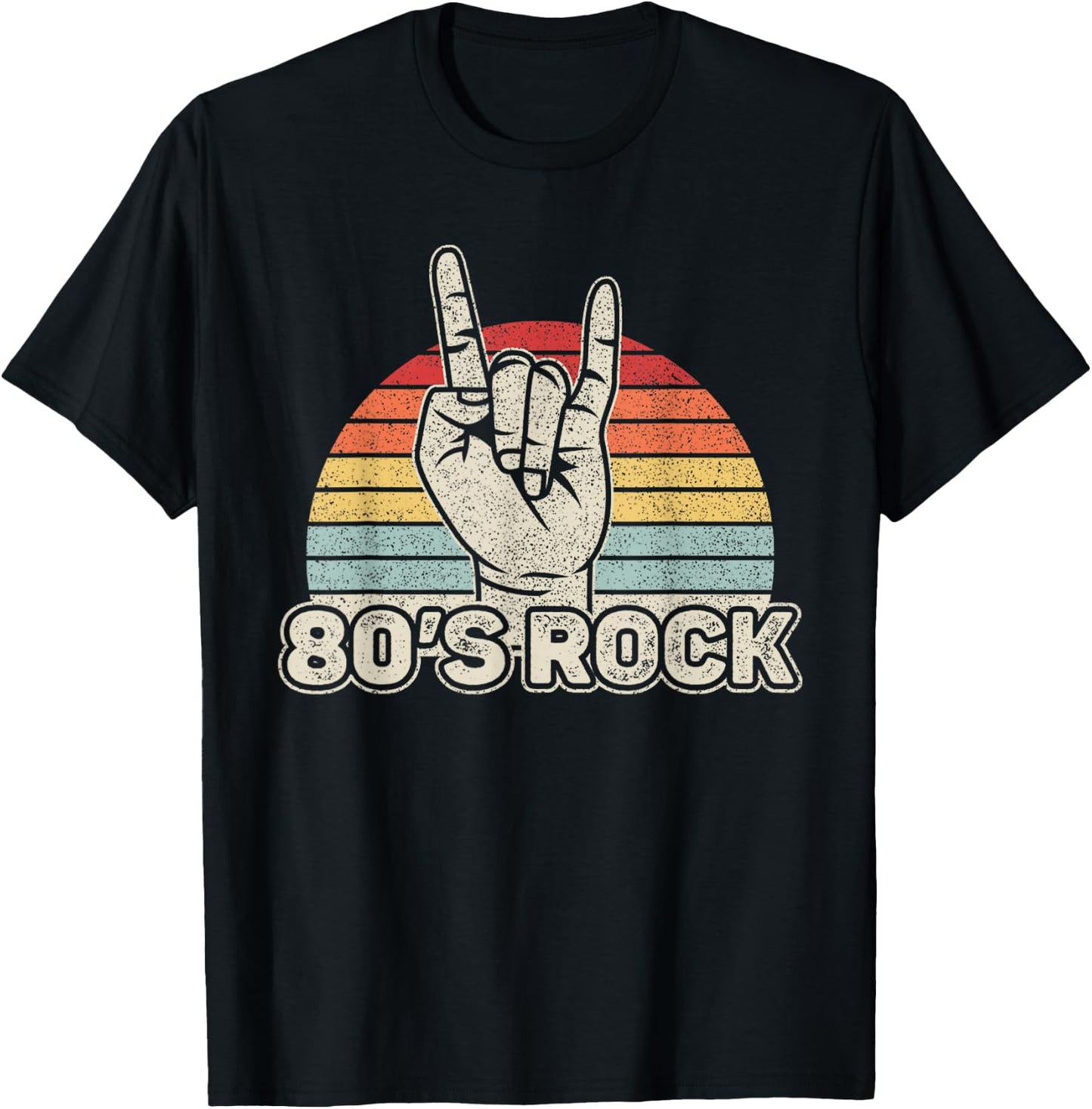 Vintage Retro 80's Rock Band T-Shirt - T-Shirt | Black