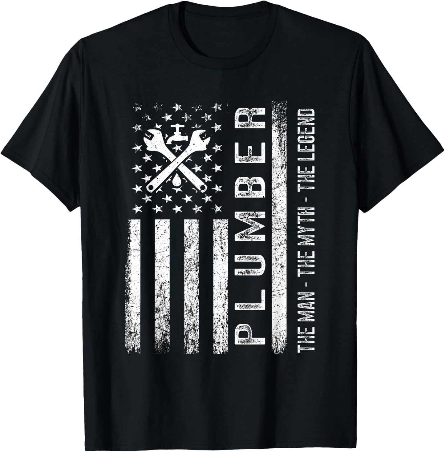 Plumbing Graphic Design Plumber Dad T-Shirt - T-Shirt | Black