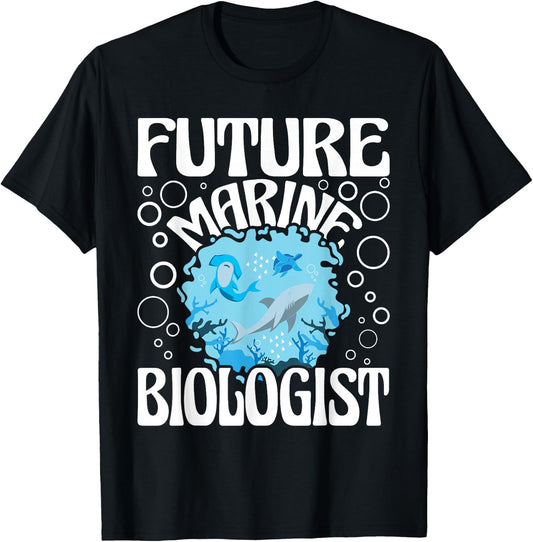 Future Marine Biologist - Marine Biology Student Ocean Life T-Shirt - T-Shirt | Black