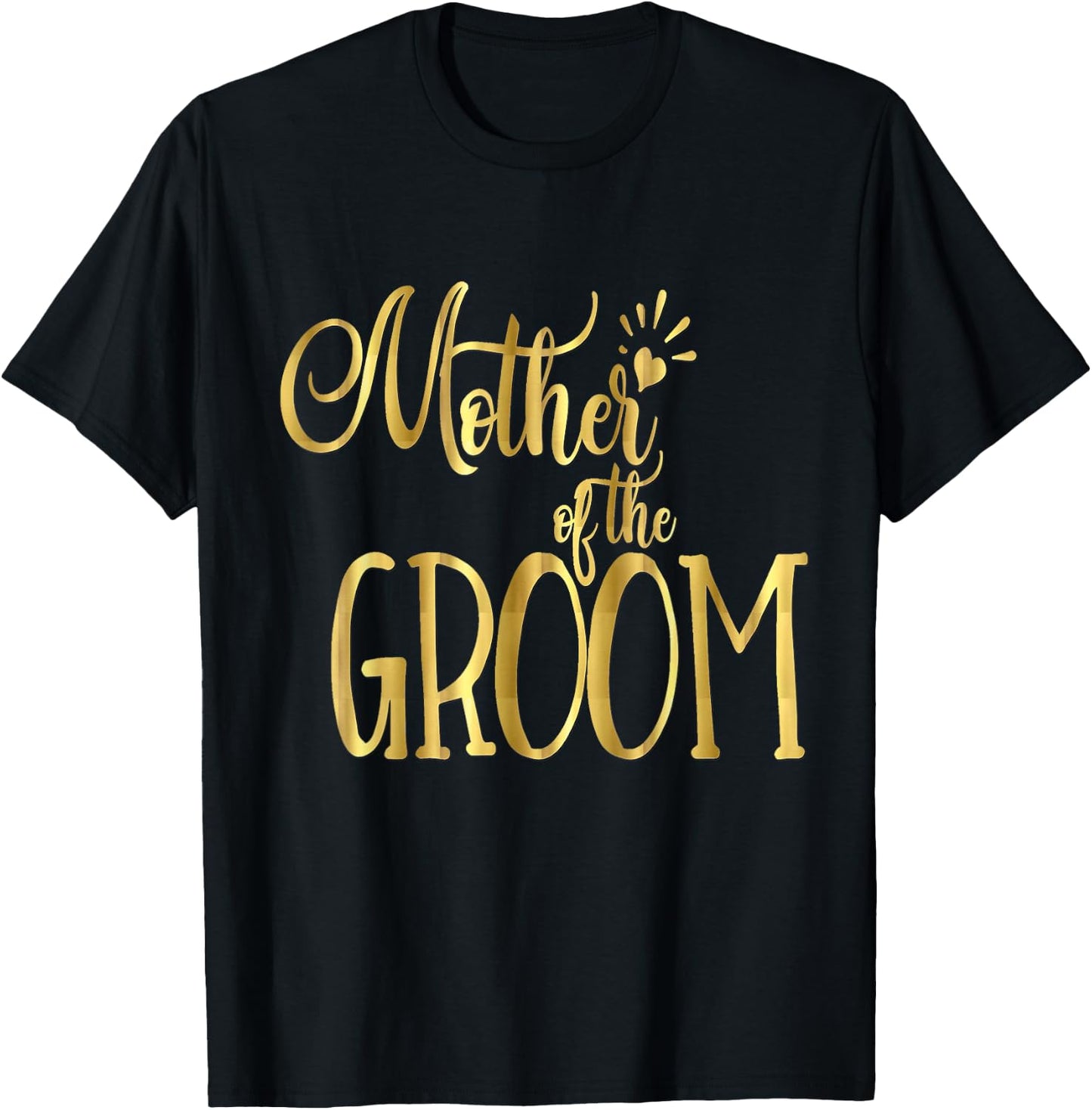 Mother of the Groom Wedding Party Bride MOG T-Shirt - T-Shirt | Black