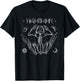 Goblincore Aesthetic Frog Skeleton Goth Dark Academia Grunge T-Shirt - T-Shirt | Black