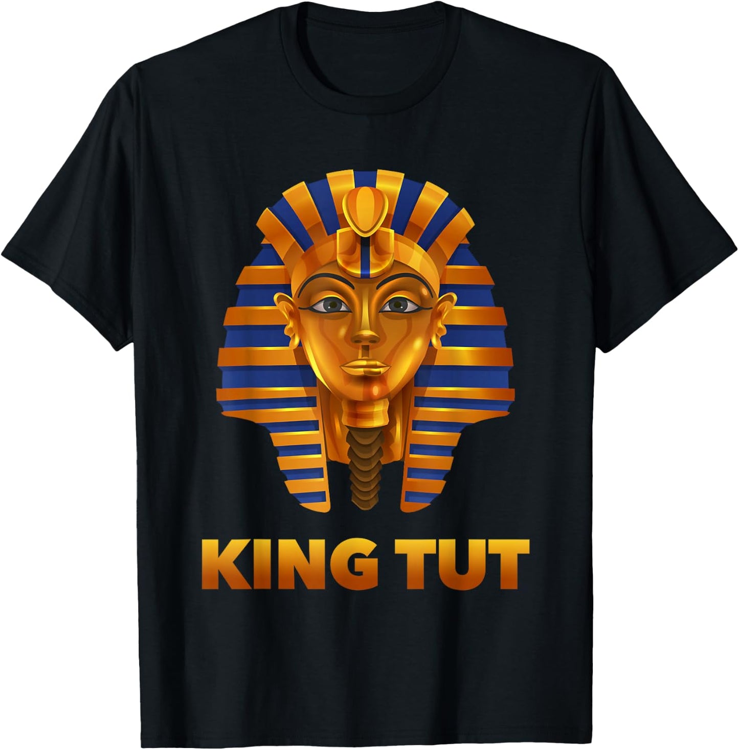 #1 The Egyptian Pharaoh King Tut Mask , Tutankhamun T-Shirt - T-Shirt | Black