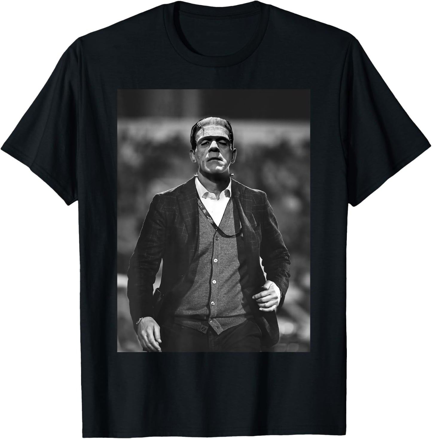 Frankenstein Cool Dapper Frankenstein Monster Suit Halloween Small T-Shirt - T-Shirt | Black