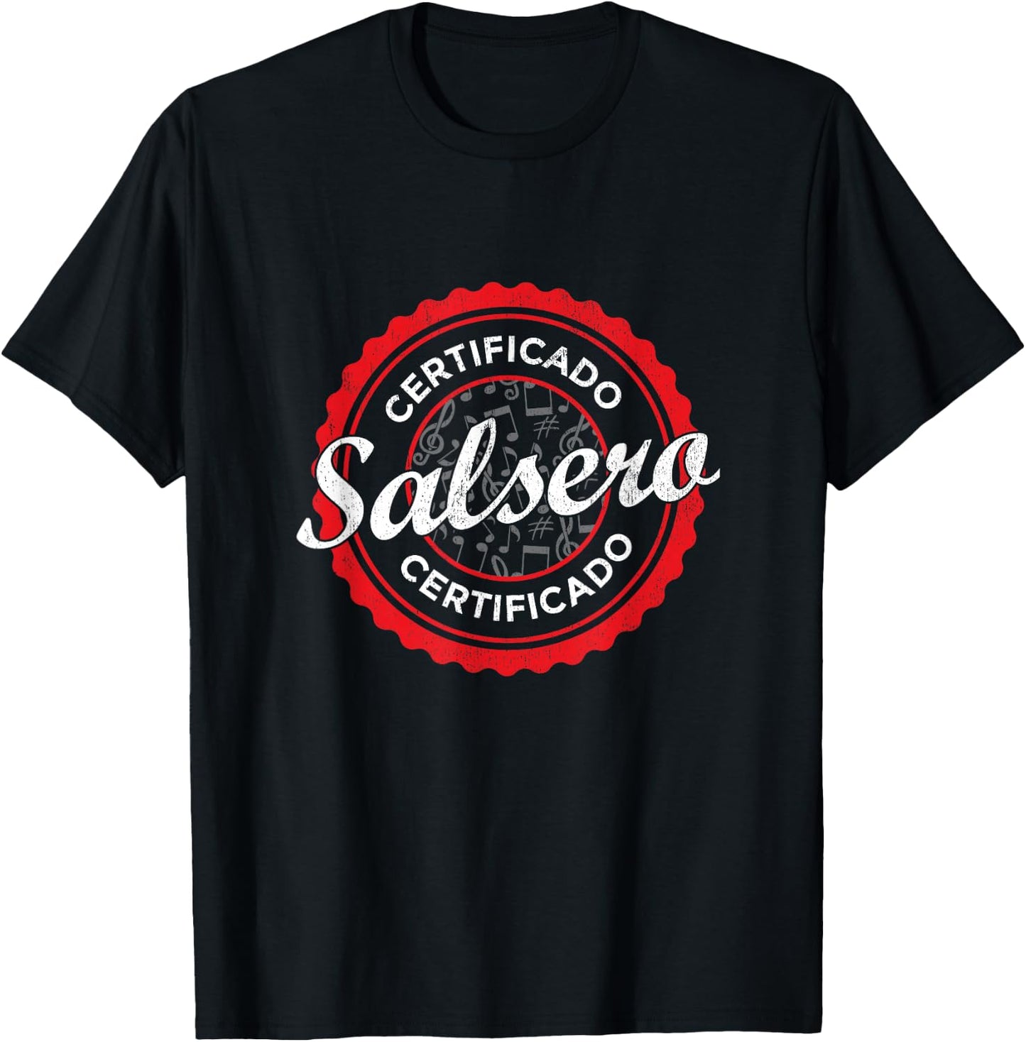 Certificado Salsero Funny Salsa Dancing T-Shirt - T-Shirt | Black