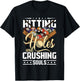 Hitting Holes and Crushing Souls | Pool Cue Funny Billiards T-Shirt - T-Shirt | Black