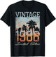 Vintage 1986 Limited Edition 39th Birthday 39 Year Old Gifts T-Shirt - T-Shirt | Black