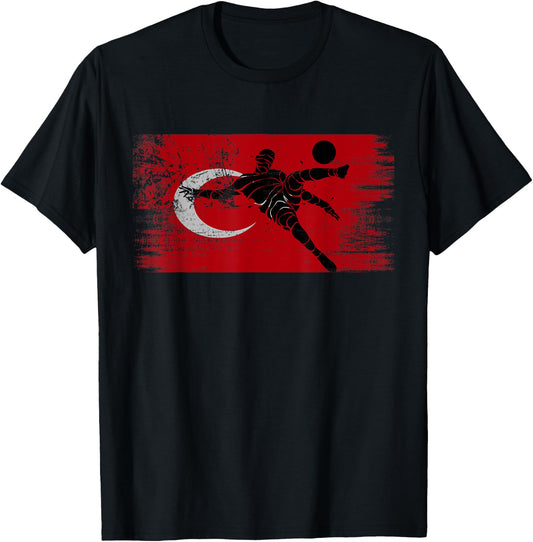Turkey Soccer Turkish Football Turk futbol team T-Shirt - T-Shirt | Black