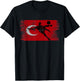 Turkey Soccer Turkish Football Turk futbol team T-Shirt - T-Shirt | Black
