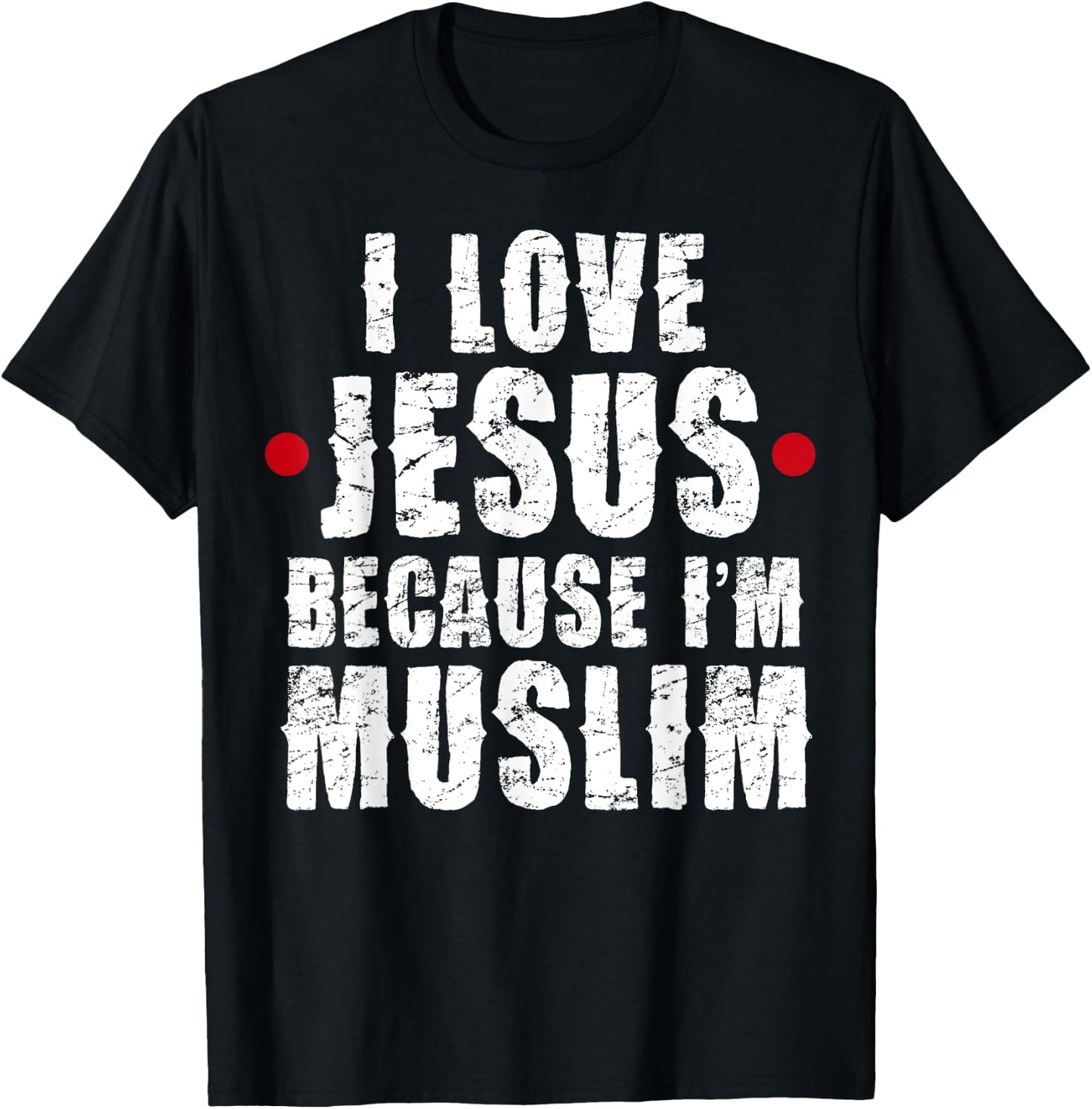 Ramadan Shirt Mubarak Quran I Love Jesus Muslim Gift T-Shirt - T-Shirt | Black