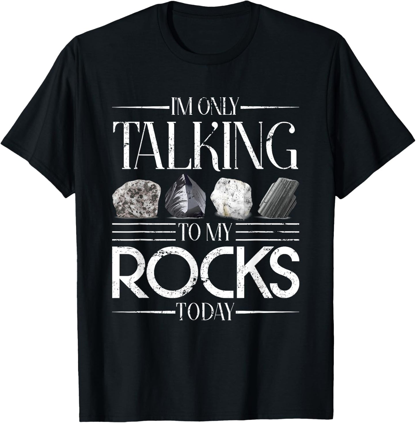 Rock Collector Funny Geologist Gift Science Geology T-Shirt - T-Shirt | Black