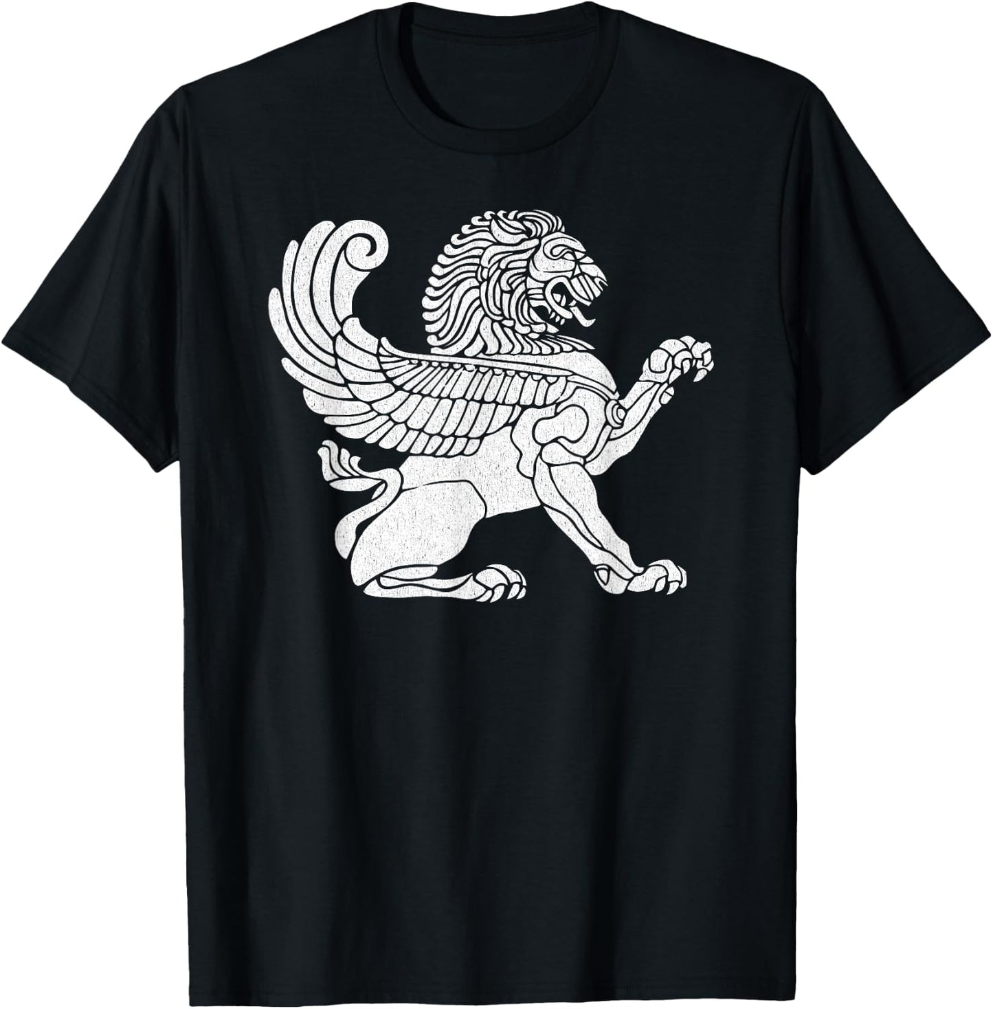 Persian Lion Iranian Iran Persia Symbolism Icons T-Shirt - T-Shirt | Black