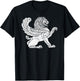 Persian Lion Iranian Iran Persia Symbolism Icons T-Shirt - T-Shirt | Black