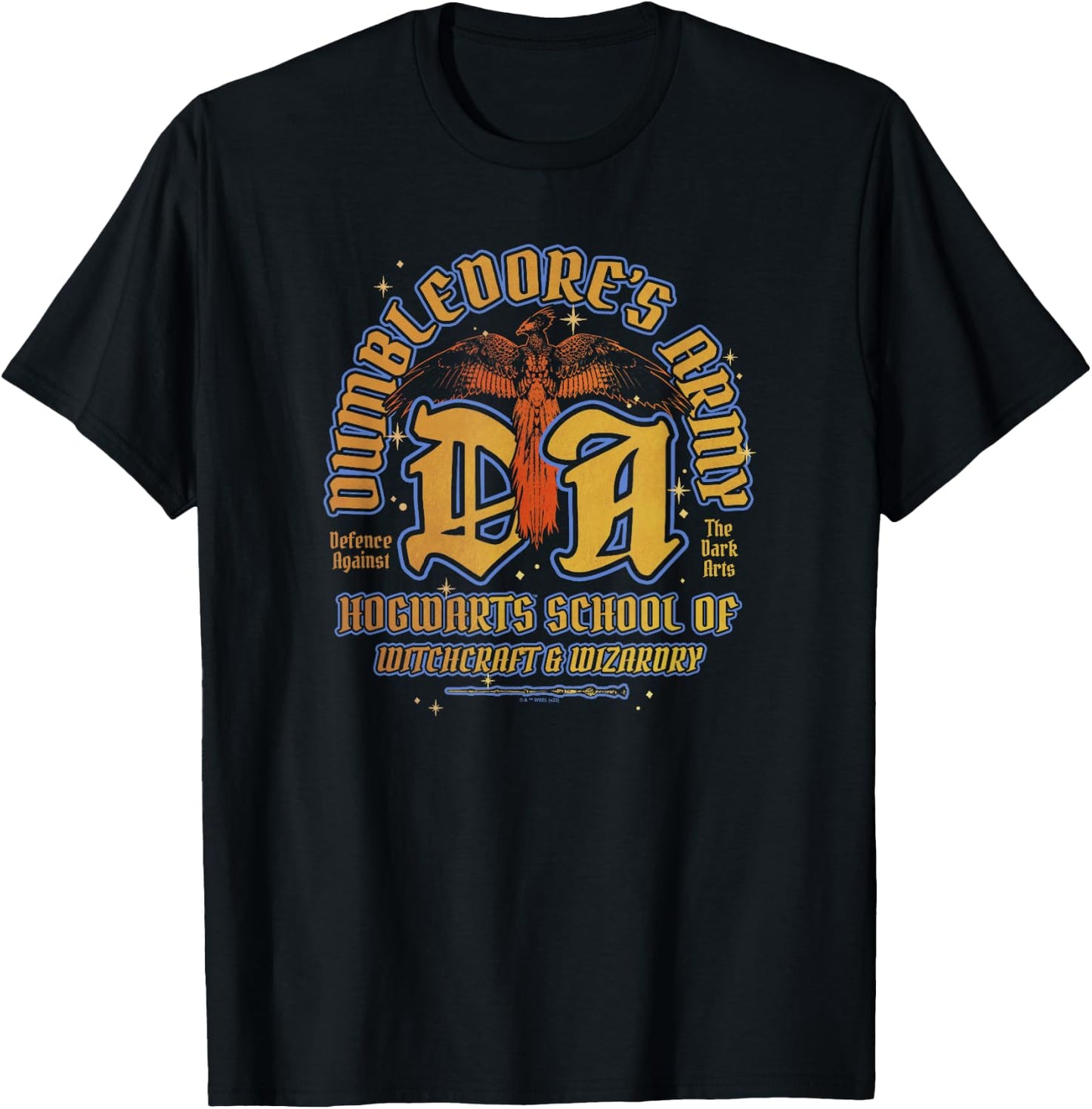 Harry Potter Fawkes Dumbledore's Army T-Shirt - T-Shirt | Black