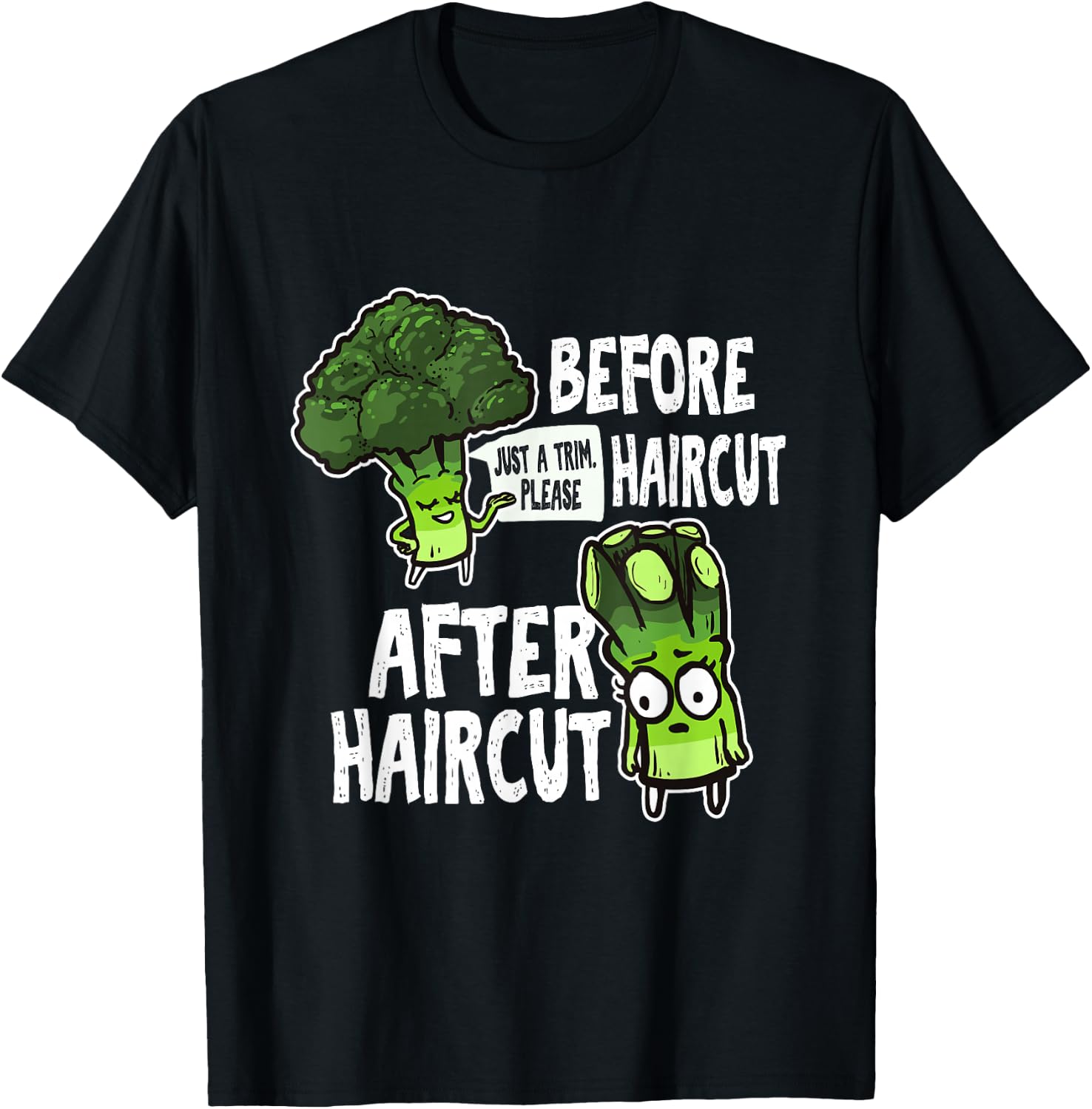 Funny Haircut Hair Cutting Gift Hairdresser Meme T-Shirt - T-Shirt | Black