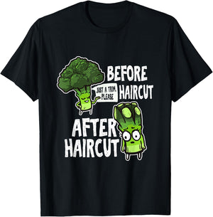 Funny Haircut Hair Cutting Gift Hairdresser Meme T-Shirt - T-Shirt | Black