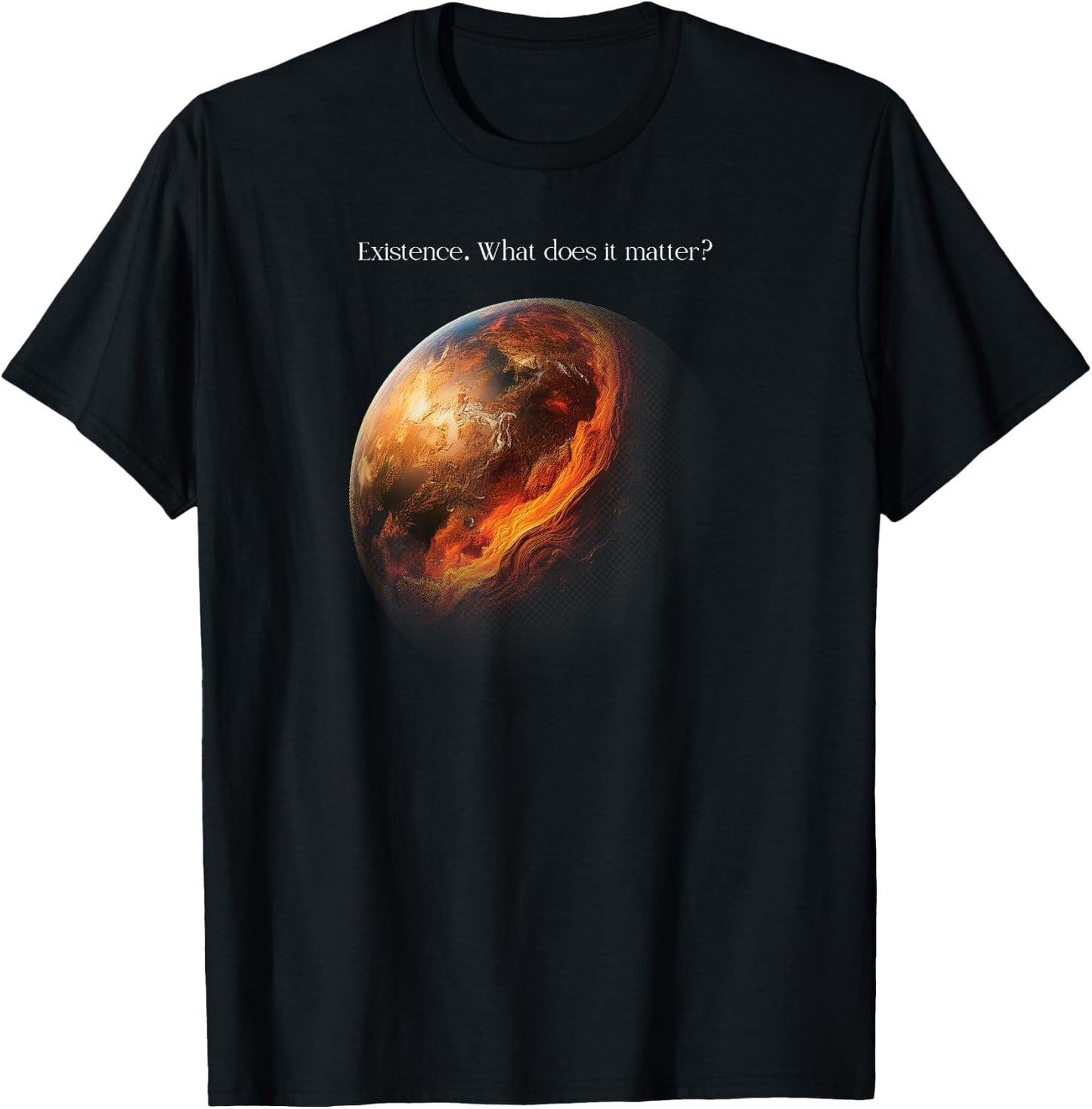 Existence What Does It Matter, Astrophysics T-Shirt - T-Shirt | Black