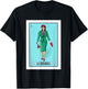 La Chingona The Bad Ass Woman Card Mexican Lottery Card T-Shirt - T-Shirt | Black