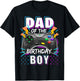 Dad of the Birthday Boy Matching Video Gamer Birthday Party T-Shirt - T-Shirt | Black