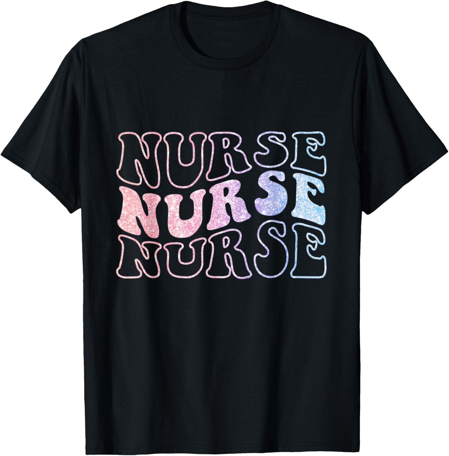 Retro Future Nurse Life For Registered Nurse Nurse's Day T-Shirt - T-Shirt | Black