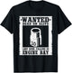 Wanted 10MM Socket Welder Machinists Handyman Funny Mechanic T-Shirt - T-Shirt | Black