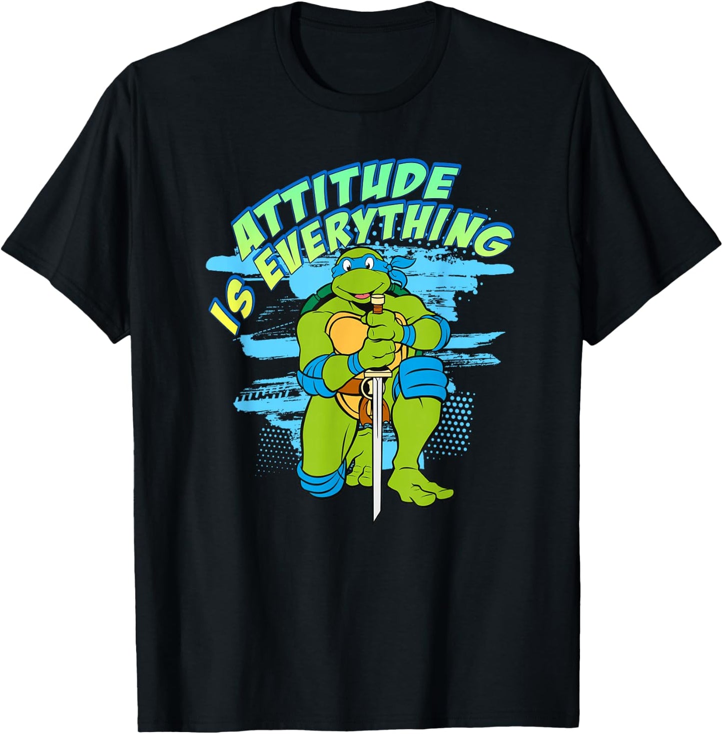 Leonardo - Attitude is Everything T-Shirt - T-Shirt | Black