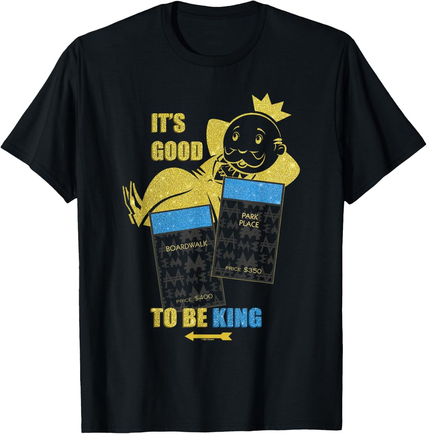 Monopoly Good to Be King T-Shirt - T-Shirt | Black