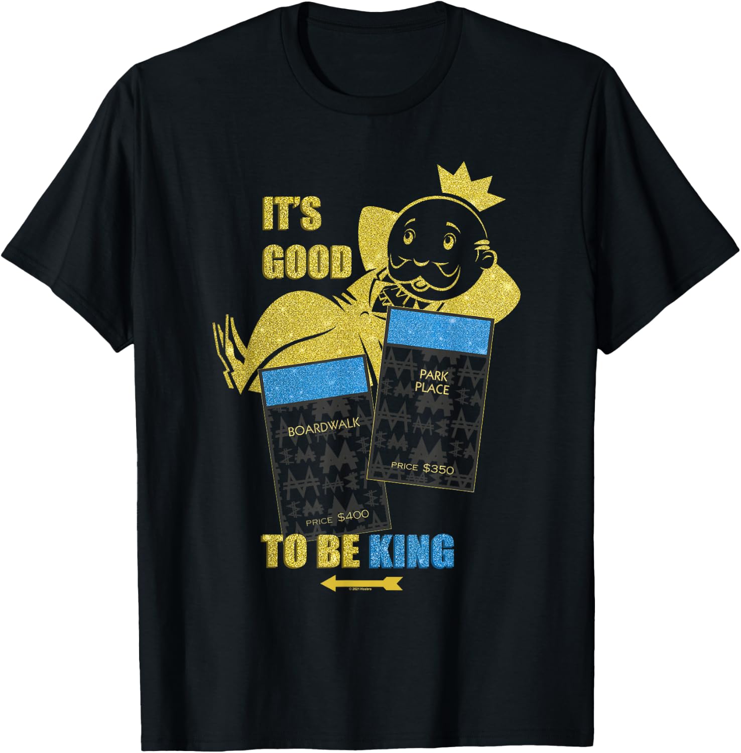 Monopoly Good to Be King T-Shirt - T-Shirt | Black