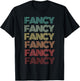 Retro Halloween FANCY Words Humor Groovy 80s T-Shirt - T-Shirt | Black