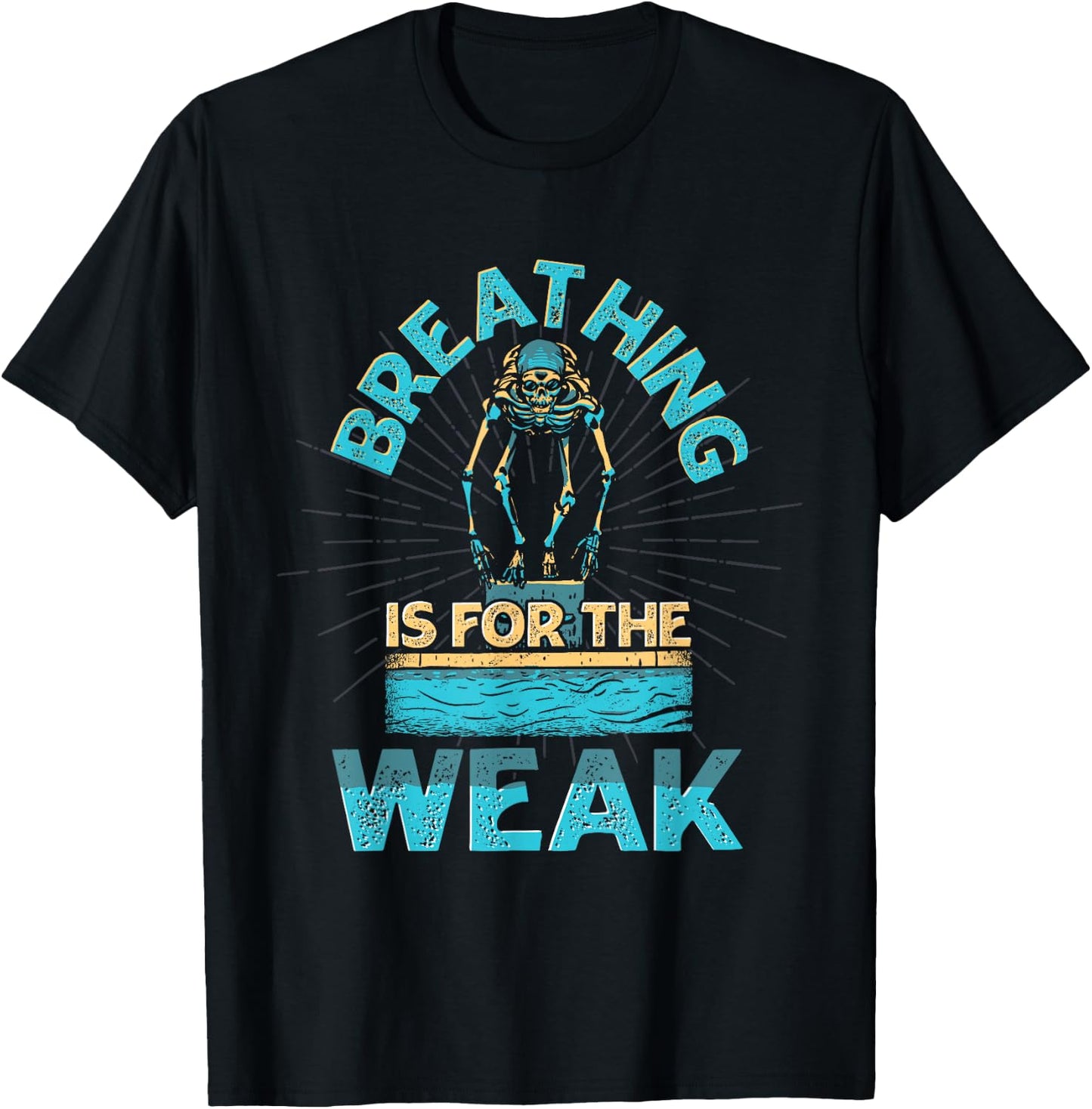 Water Rat Hobby Swimmer Water Sports Fun Swimming T-Shirt - T-Shirt | Black