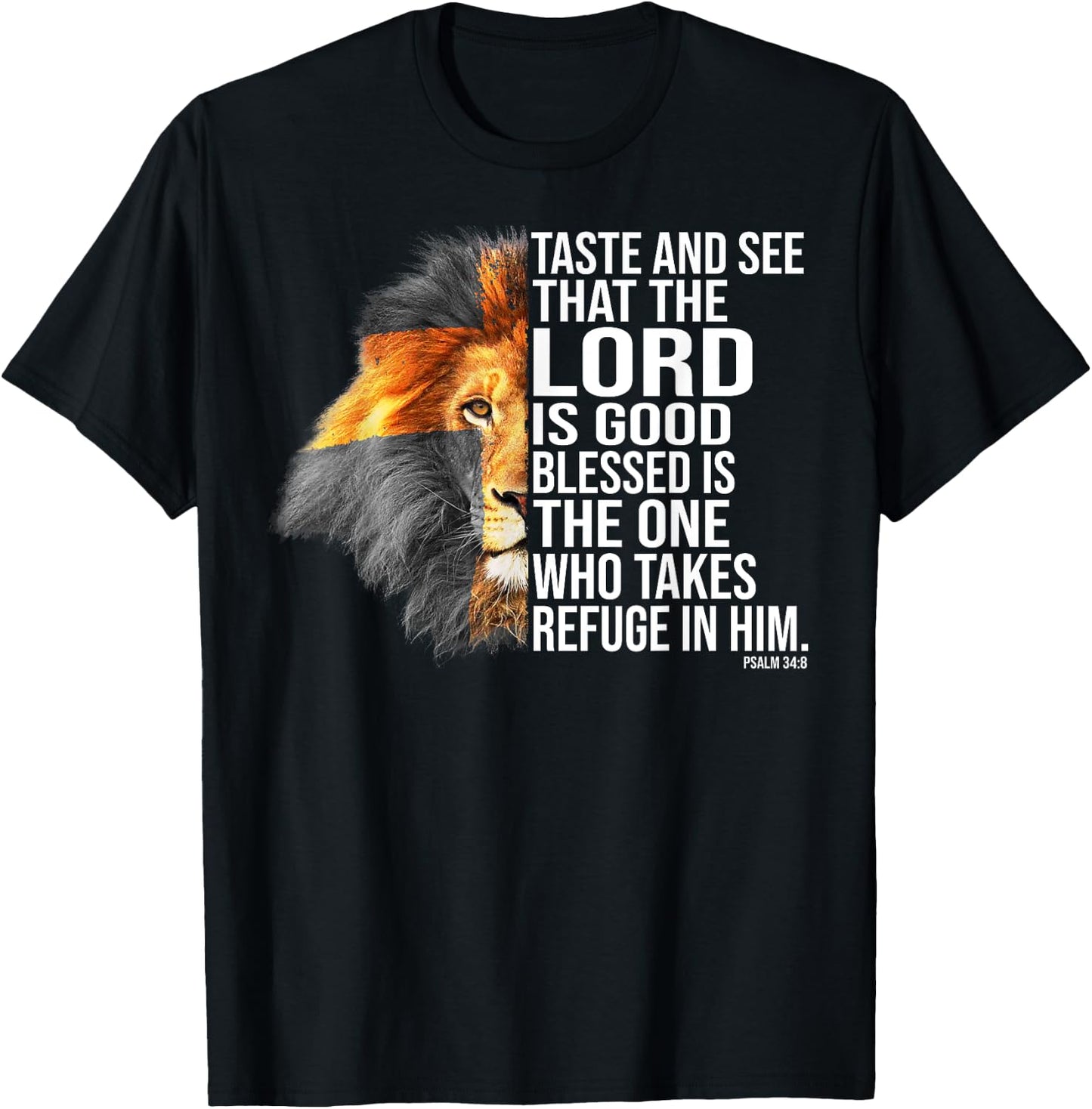 Faith in God - Psalm Christian Bible T-Shirt - T-Shirt | Black