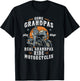 Some Grandpas Play Bingo Real Grandpas Ride Motorcycles T-Shirt - T-Shirt | Black