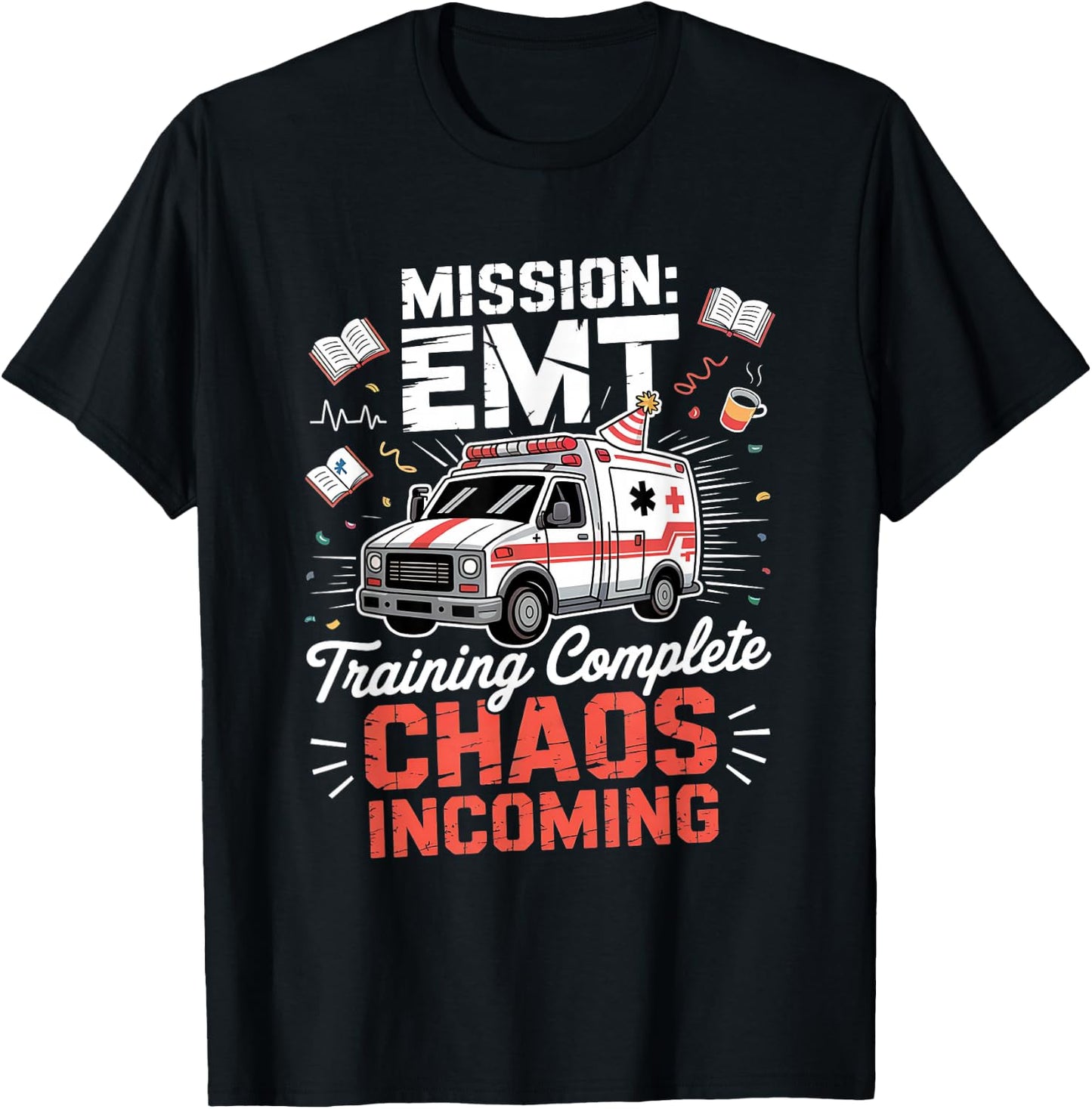 EMT Graduate Registered Nurse EMT Paramedic T-Shirt - T-Shirt | Black