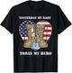Yesterday My Baby Today My Hero Proud Military Parents mom T-Shirt - T-Shirt | Black