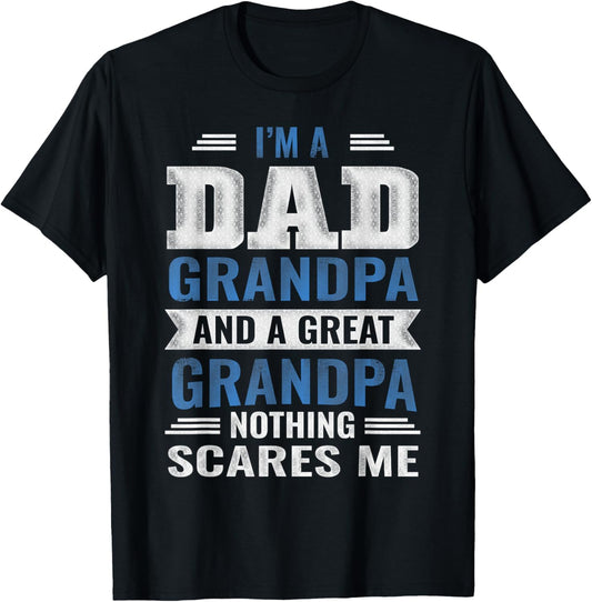 Grandpa Father's Day Gift Grandfathers T-Shirt - T-Shirt | Black