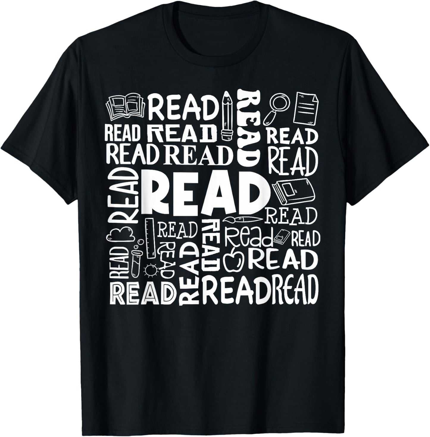 Retro Librarian Book Reader Library Book Reading T-Shirt - T-Shirt | Black