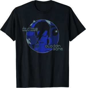 David Bowie - Blue Aladdin Sane T-Shirt - T-Shirt | Black