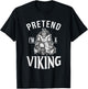 Pretend im a Viking Odin Nordic Viking T-Shirt - T-Shirt | Black