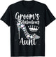 Groom's Fabulous Aunt, Aunt Of The Groom T-Shirt - T-Shirt | Black