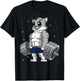 Cat Weightlifting Fitness Workout Women Men T-Shirt - T-Shirt | Black