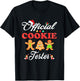 Official Taste Tester Gingerbread Christmas Cookie Baking T-Shirt - T-Shirt | Black