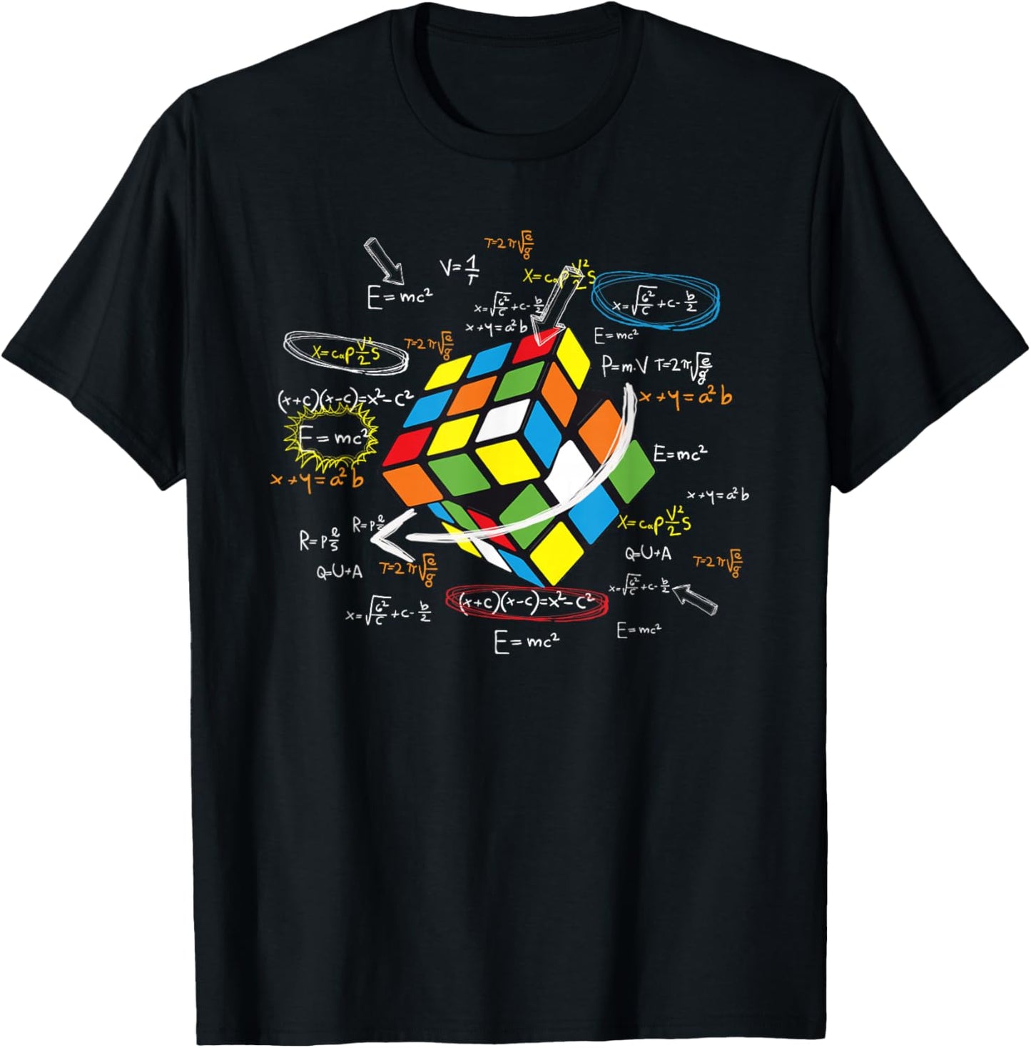 Cool Math Rubik Rubix Rubics Player Cube Math Lovers Small T-Shirt - T-Shirt | Black