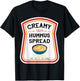 Hummus Spread Bottle Label Halloween 2021 Couples Costume T-Shirt - T-Shirt | Black