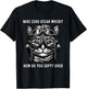 Cat-Mike Echo-Oscar Whisky Vintage Pilot Communication T-Shirt - T-Shirt | Black