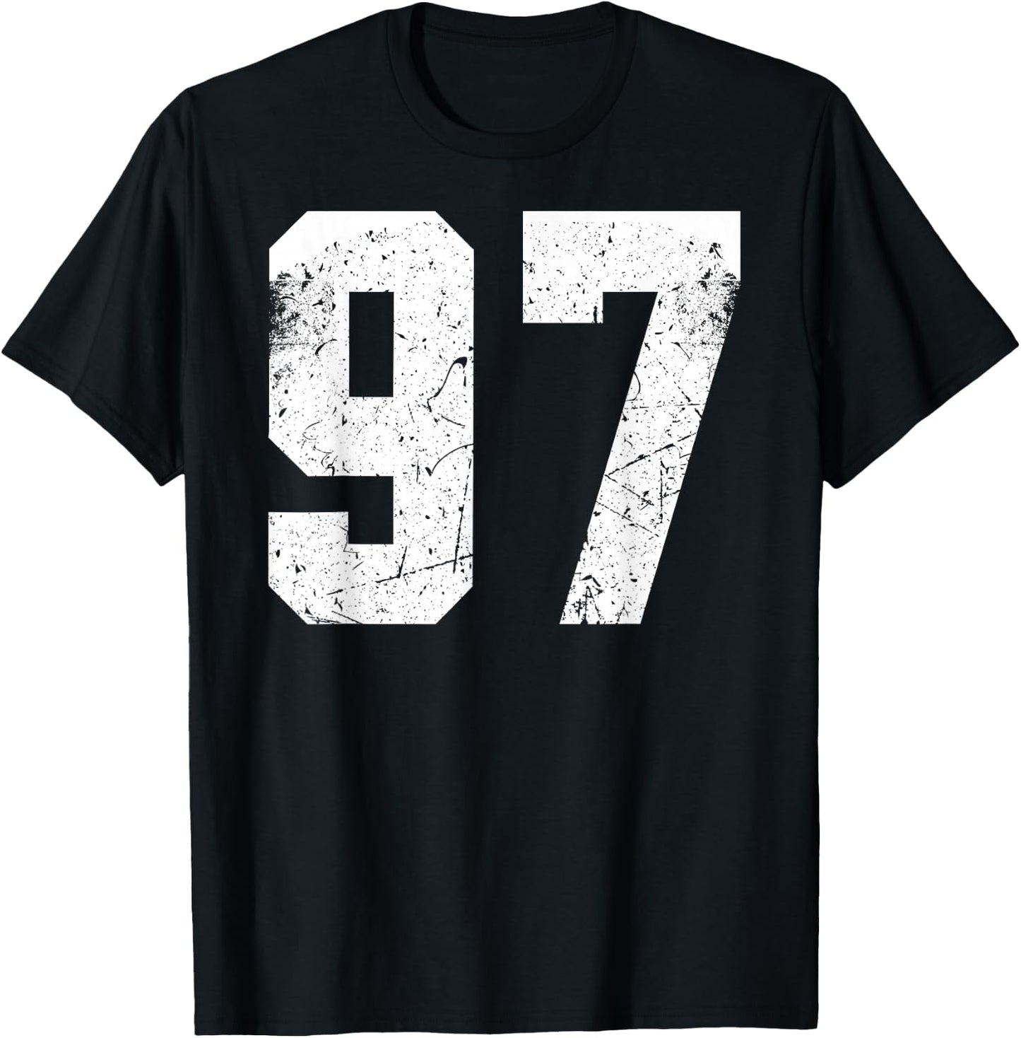 Number 52 Blue Sports Team T-Shirt - T-Shirt | Black