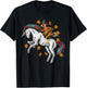 Thanksgiving Turkey Riding Unicorn T-Shirt - T-Shirt | Black